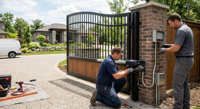 Wrought Iron Fence Installation