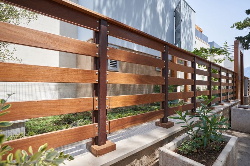 Modern Wooden Fence
