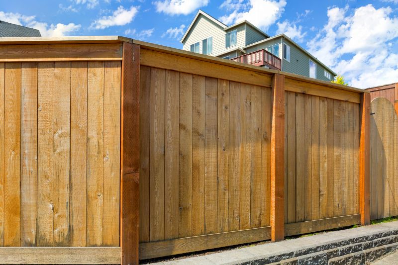 Outdoor Wooden Fence